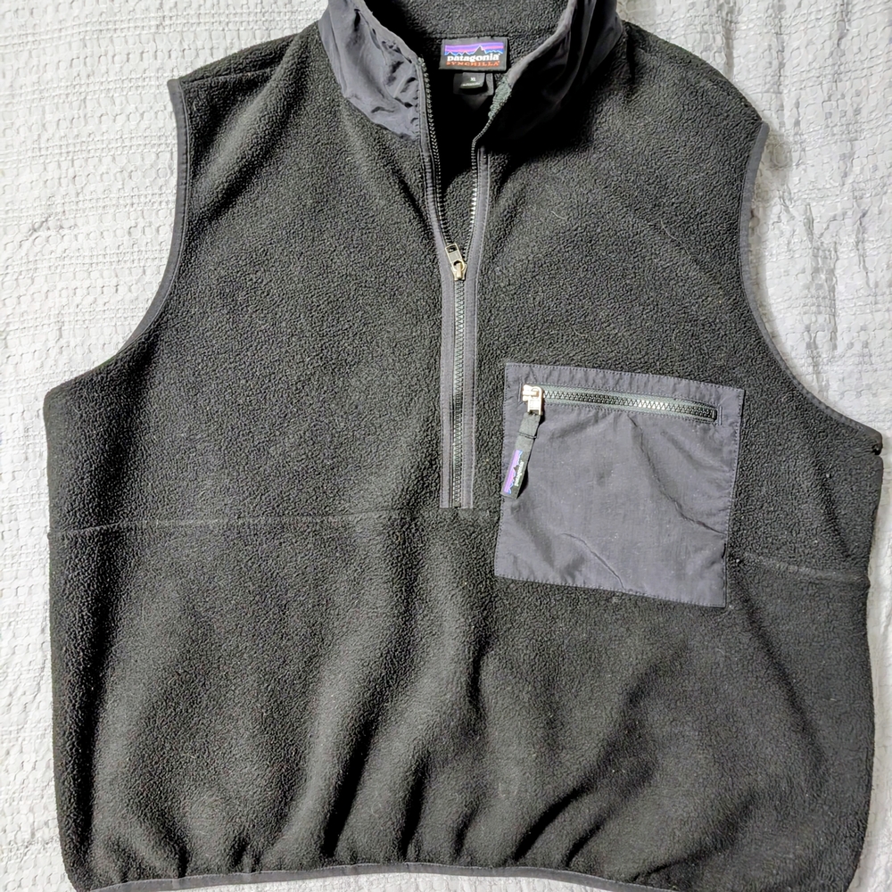 Patagonia Charcoal Fleece Vest